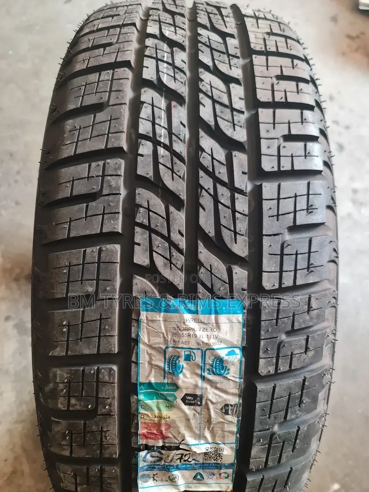 255 /55 R19 Pirelli Tyres (Great Britain)