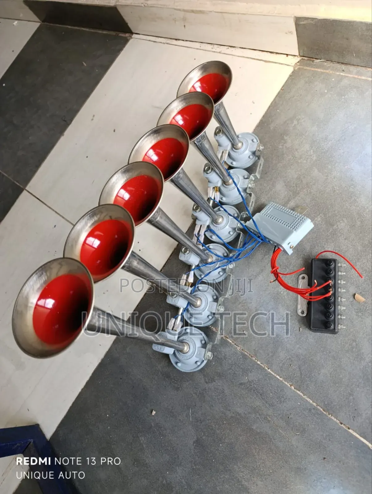 Pararila Air Horn – 6-pipe Strong Tone For Big Cars /Horn
