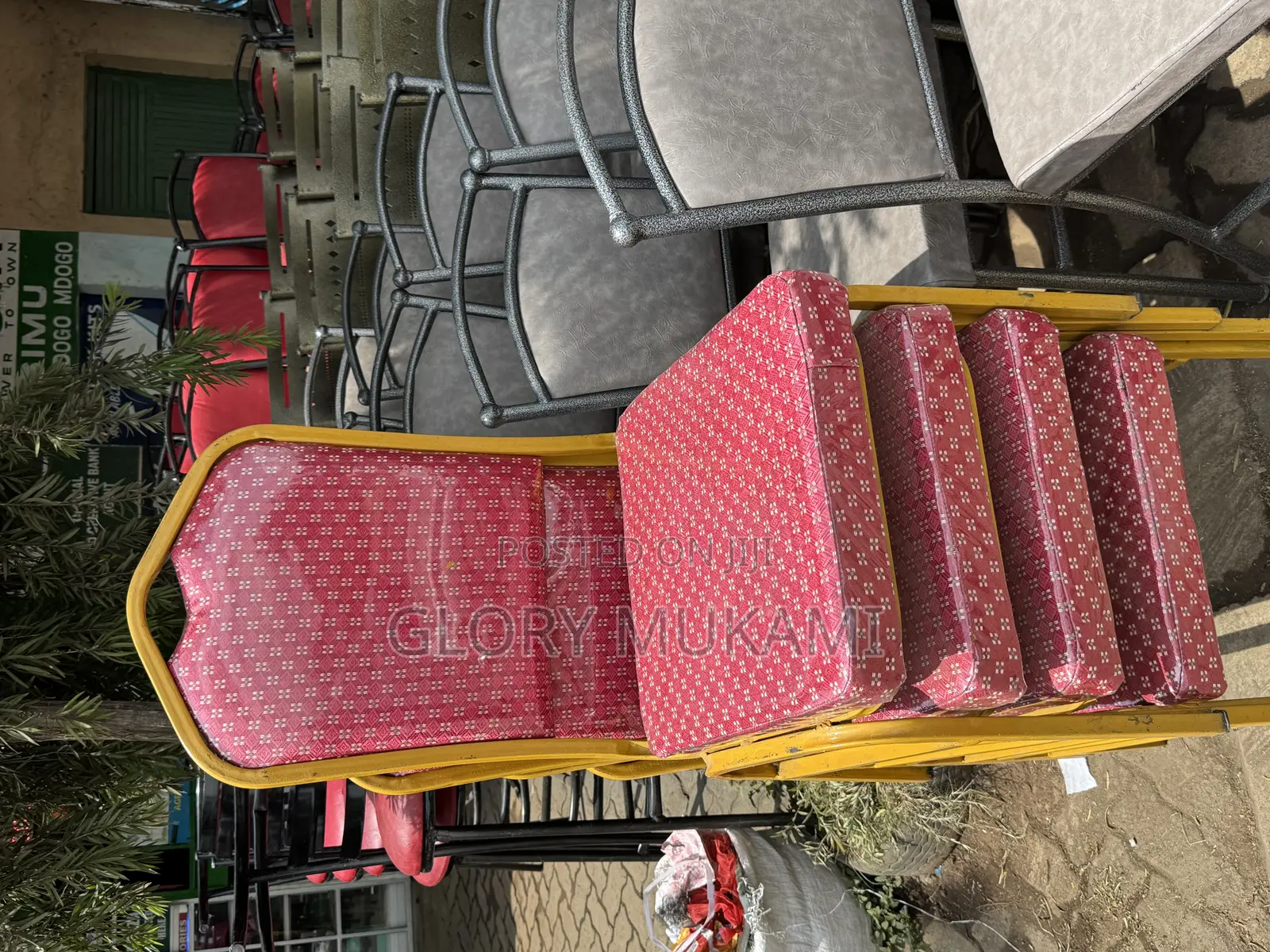 Red Conference Chairs