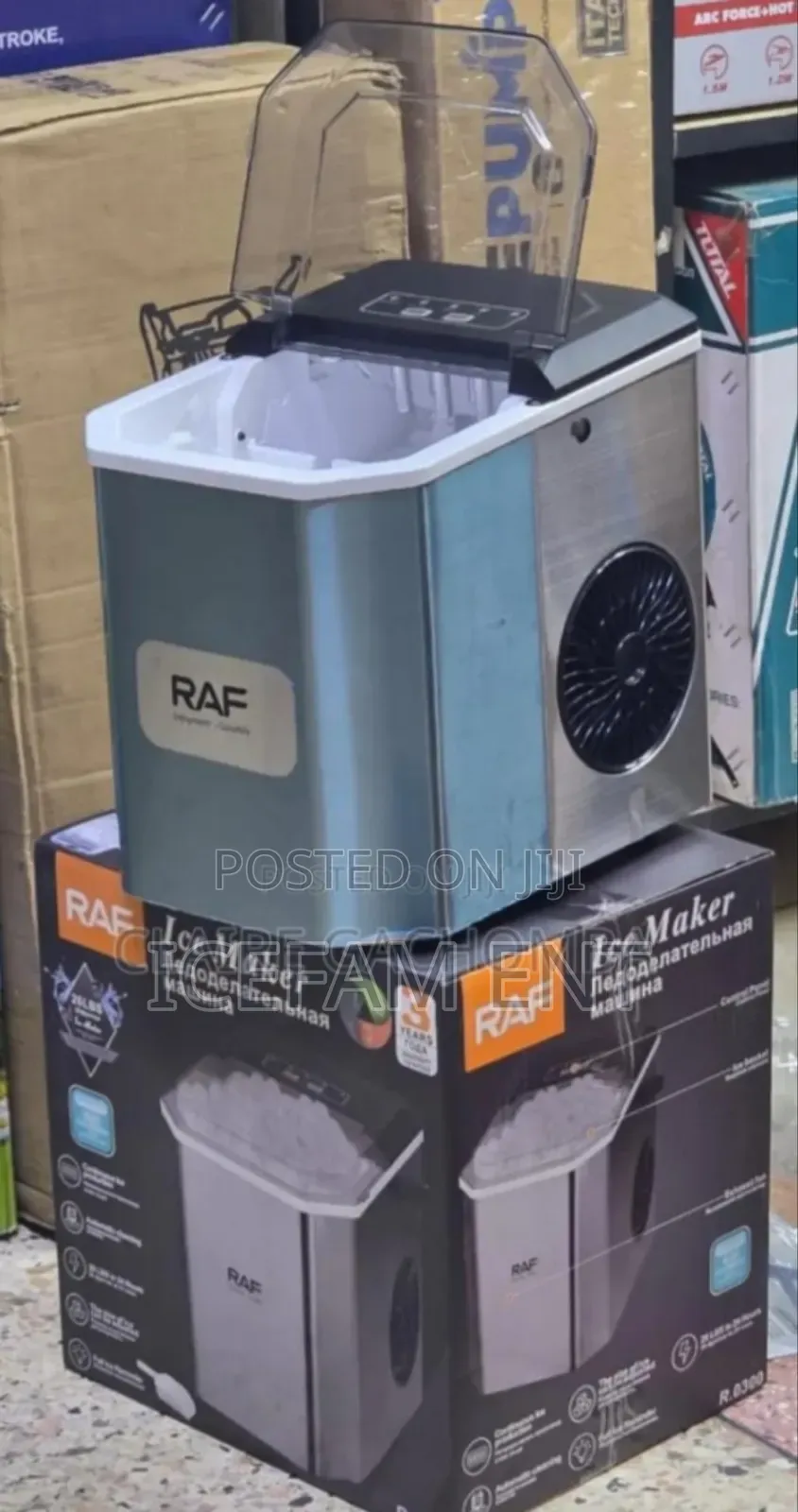 Raf Potable Ice Cube Maker 12kgs/24hrs