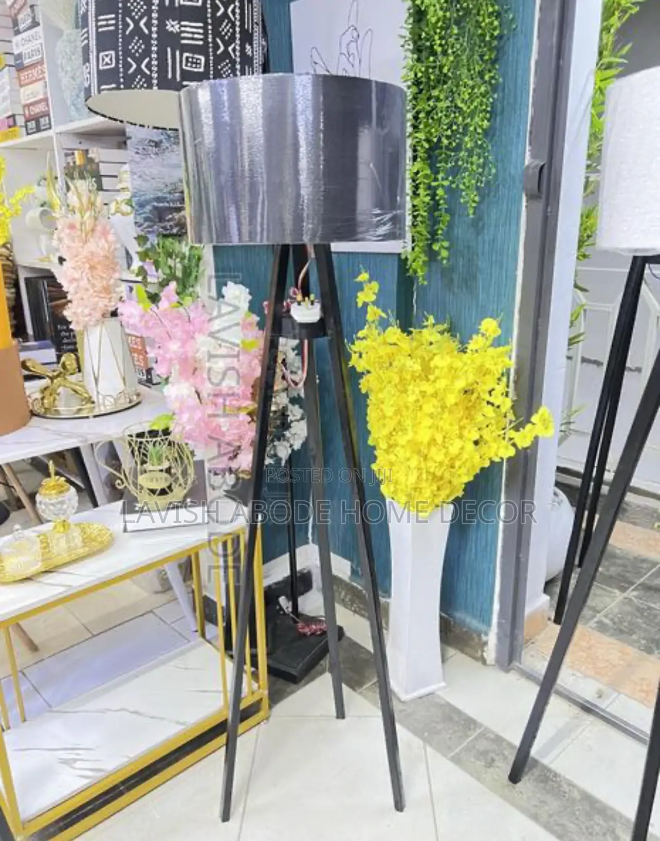 Black Tripod Floor Lamp