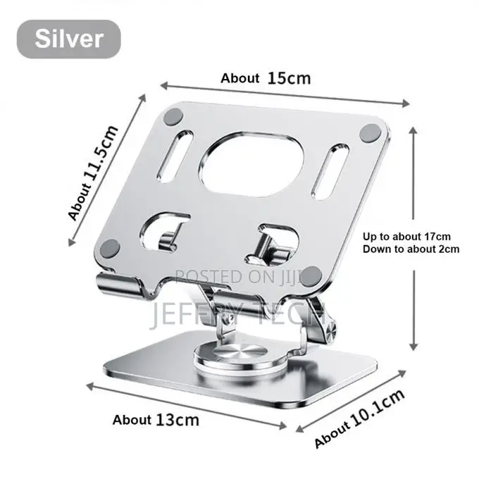 Mobile Phone Tablet Stand Foldable 360° Rotation Desktop