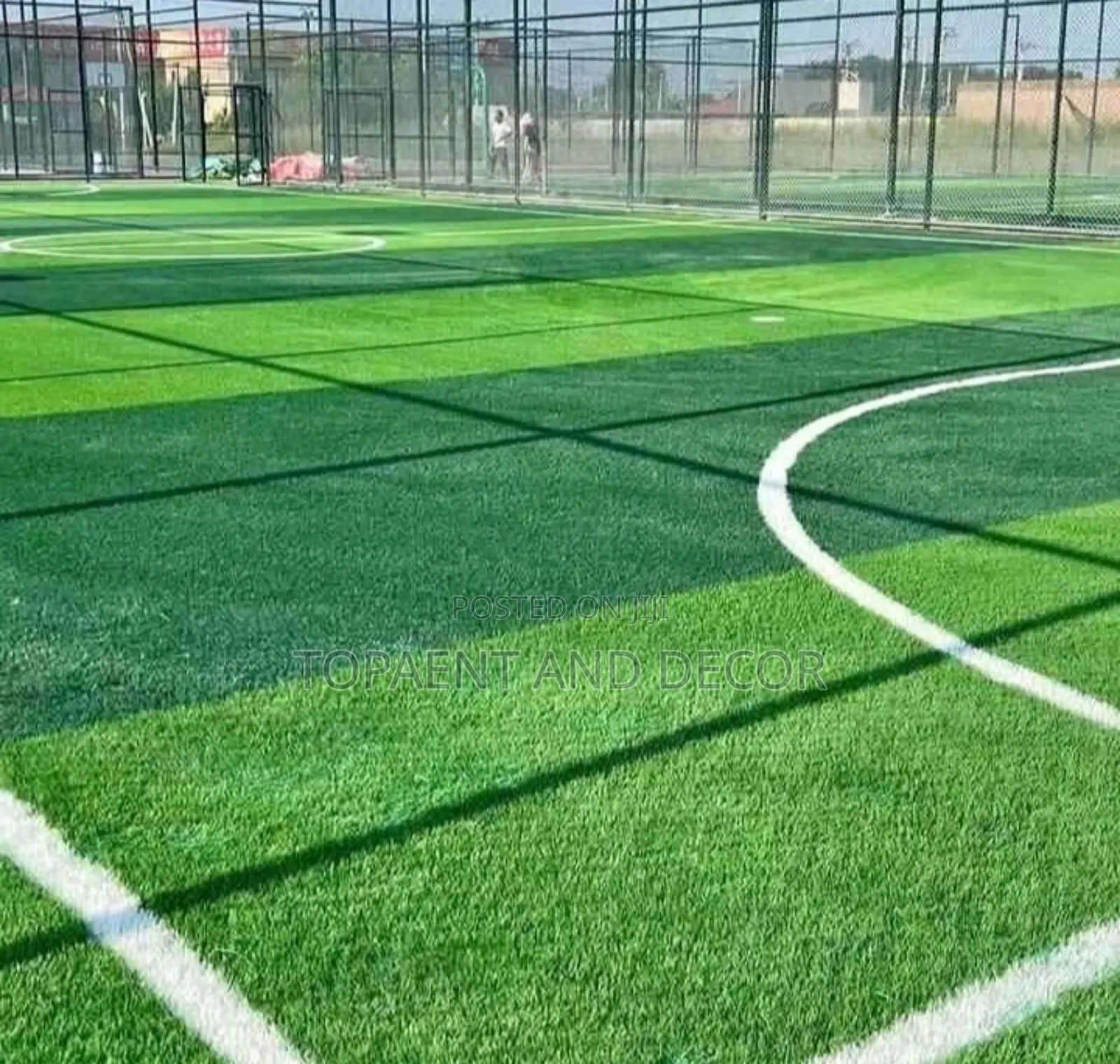 Soft Kid and Friendly Football Pitch Spaced Artificial Grass