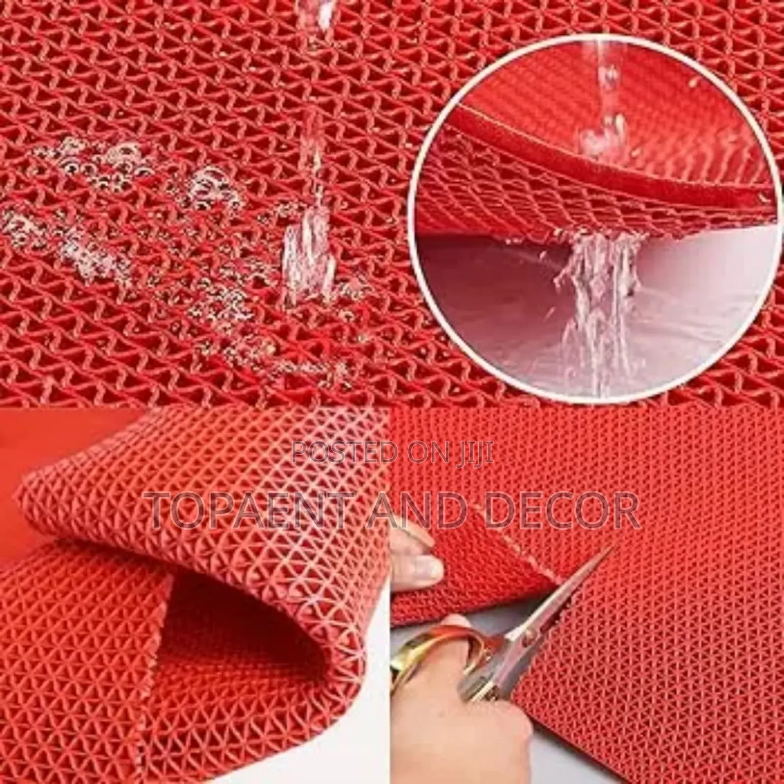 Heavy Duty Anti Slips Mats Perforated for Easy Drainage
