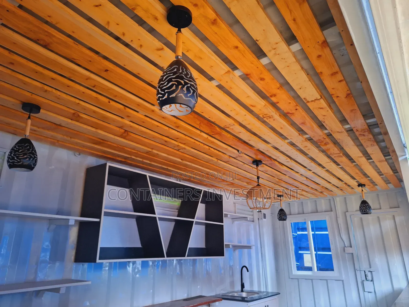 Converted Shipping Container Bar- Fully Set Up!