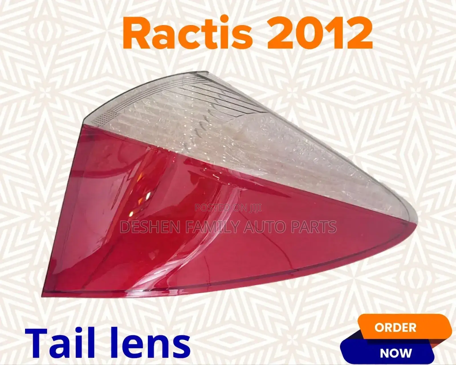 Ractis Taillamp Taillight Backlight Lens
