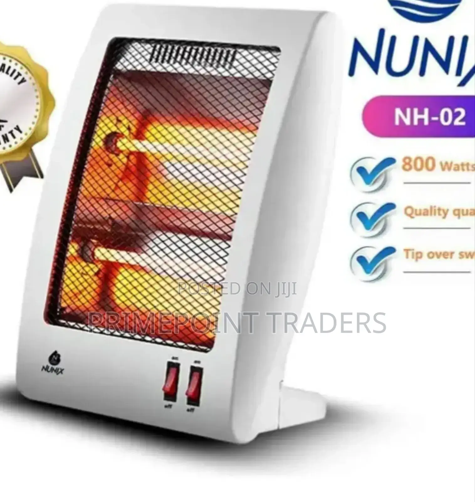 Electric Room Heater With Over Heat Protection (Nunix)