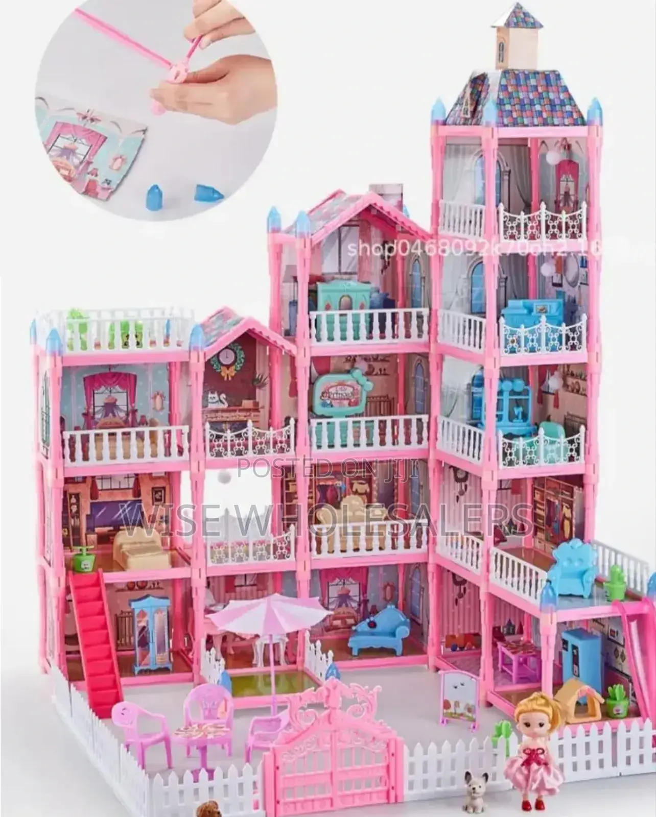 Big Doll House 
379 Pieces
Diy To Assemble