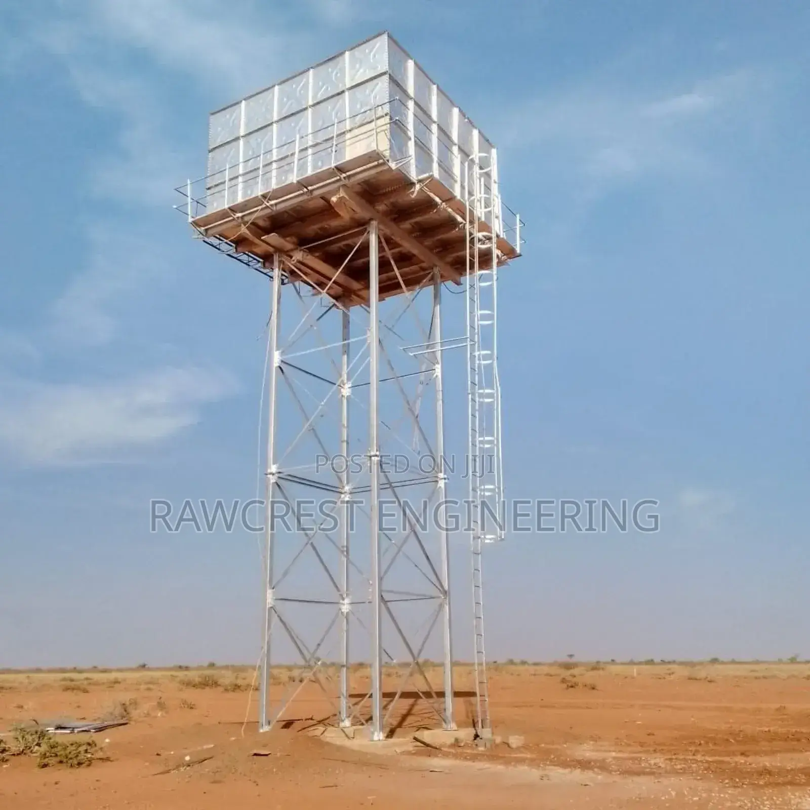 Steel Water Tower And Panel Tank Installation
