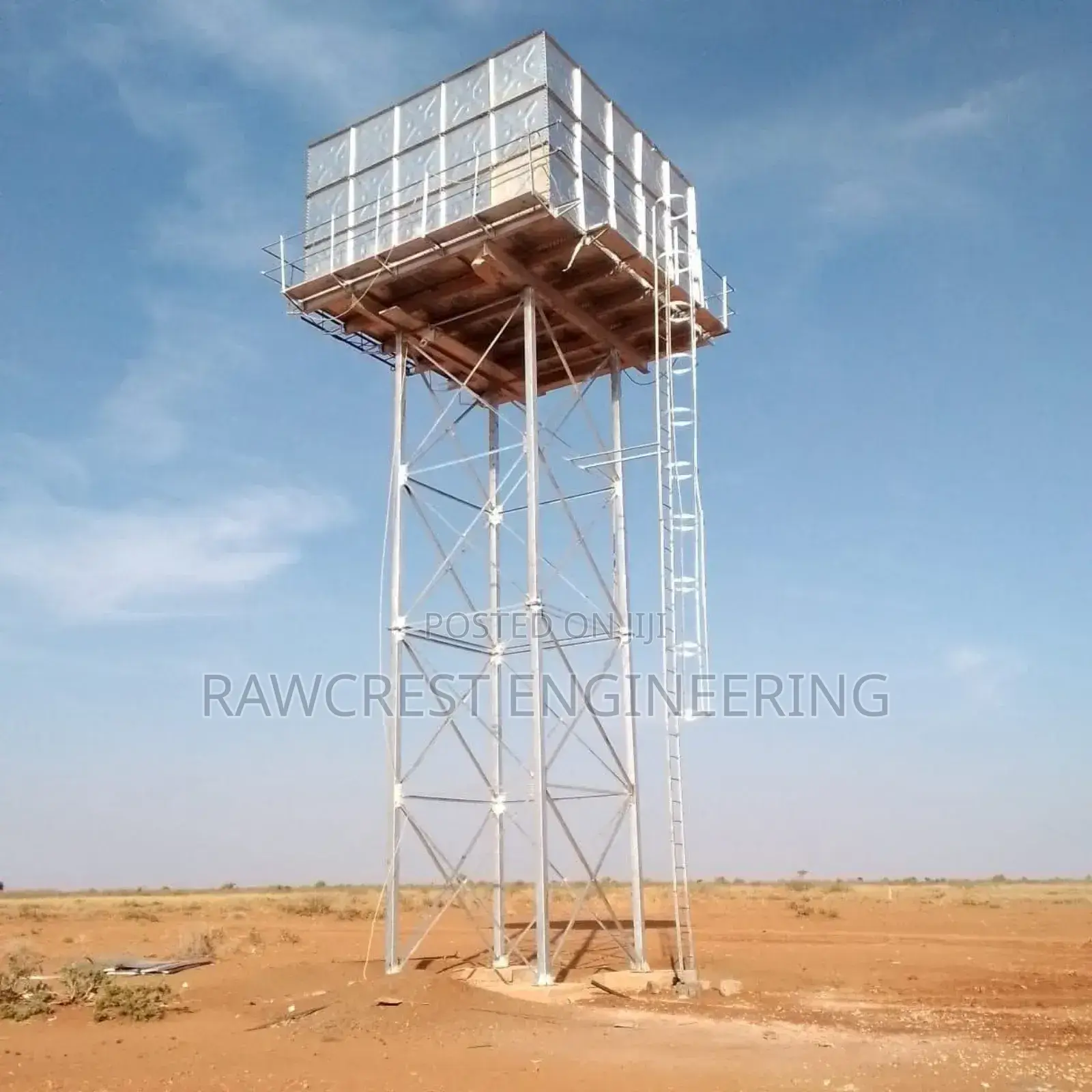 Steel Water Tower And Panel Tank Installation