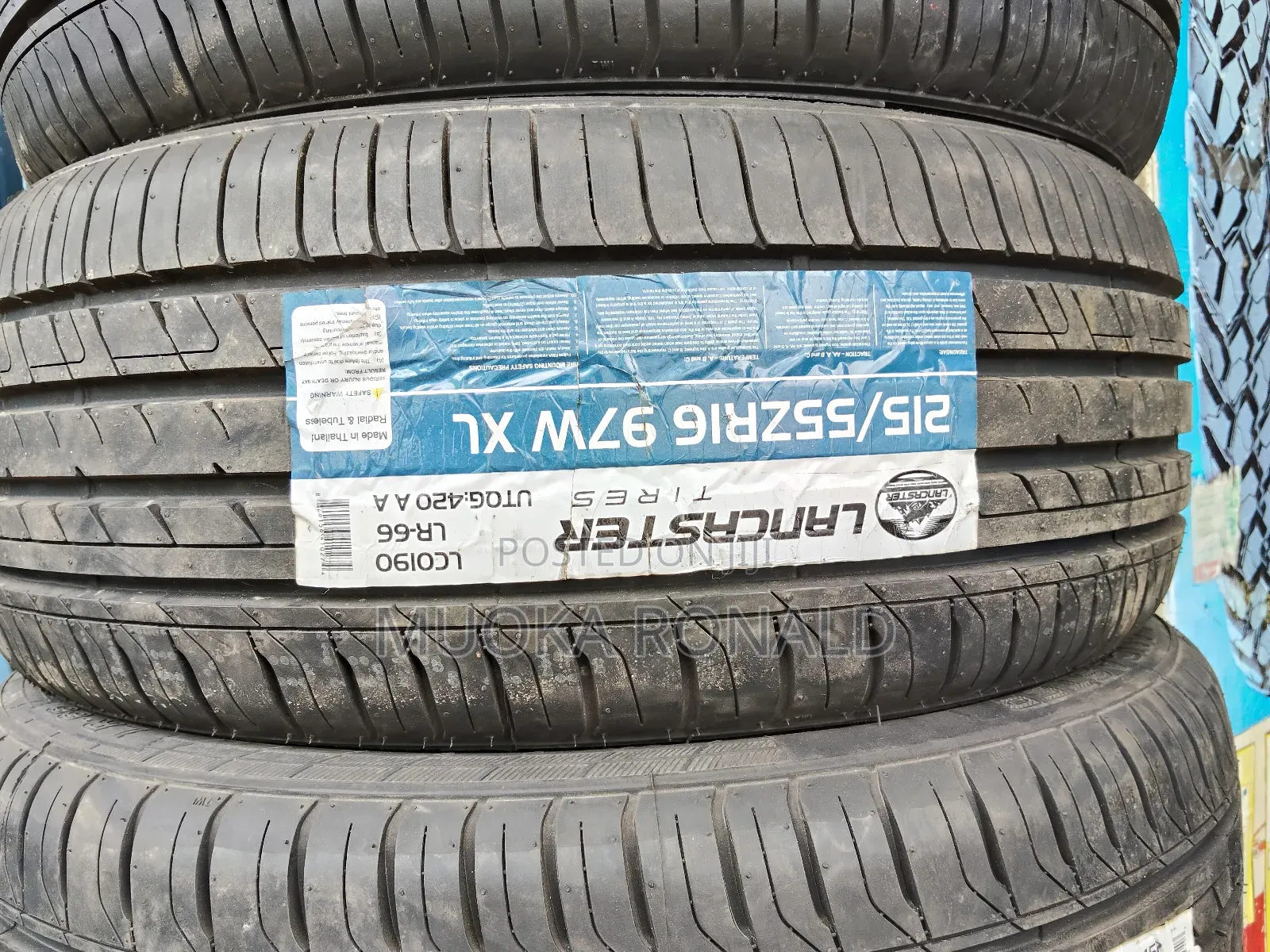215/55r16 Lancaster Tyre Made in Thailand