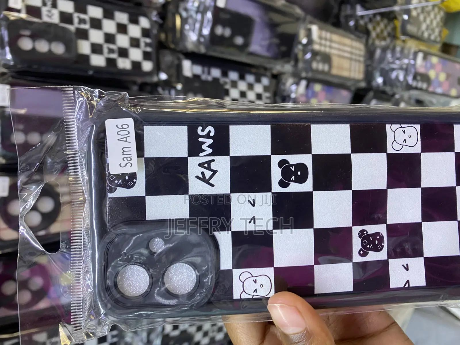 Kerboard Tartan Damier Wow Case for Samsang Galaxy A05