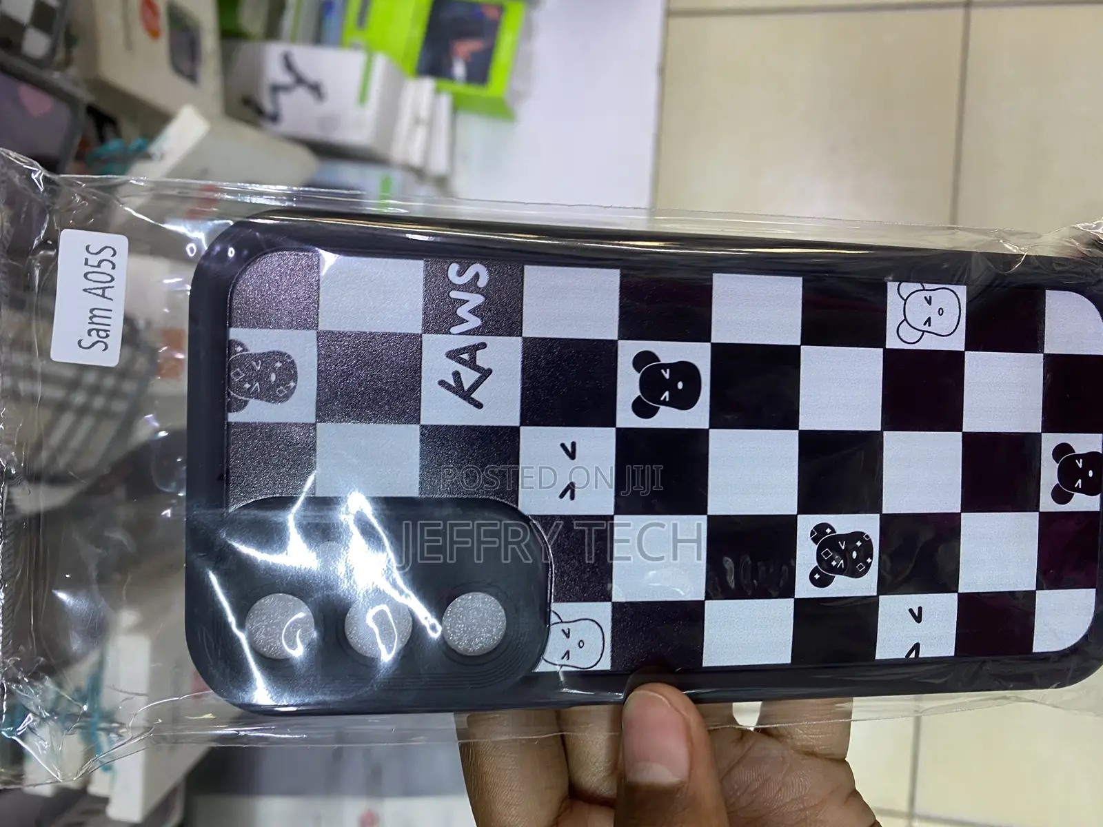 Aiyaya Tartan Fabric Print Cover for Samsang Galaxy A05s