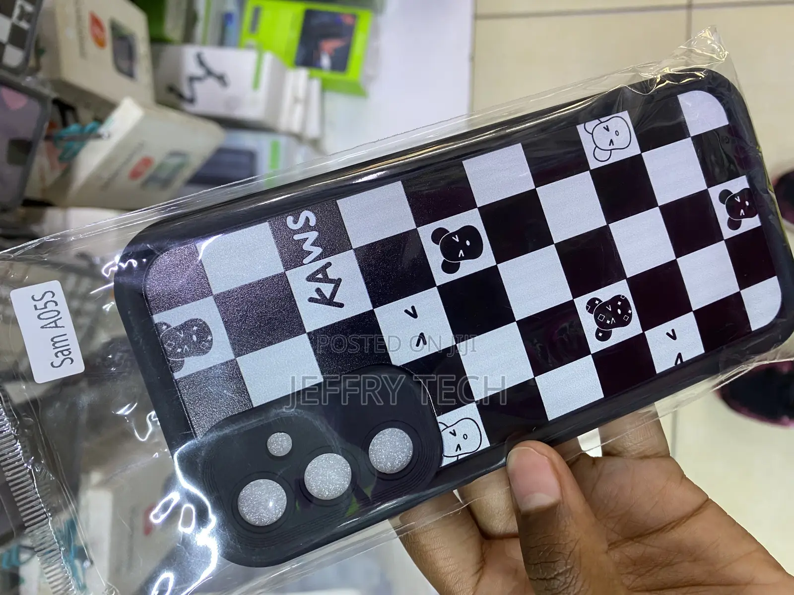 Aiyaya Tartan Fabric Print Cover for Samsang Galaxy A05s