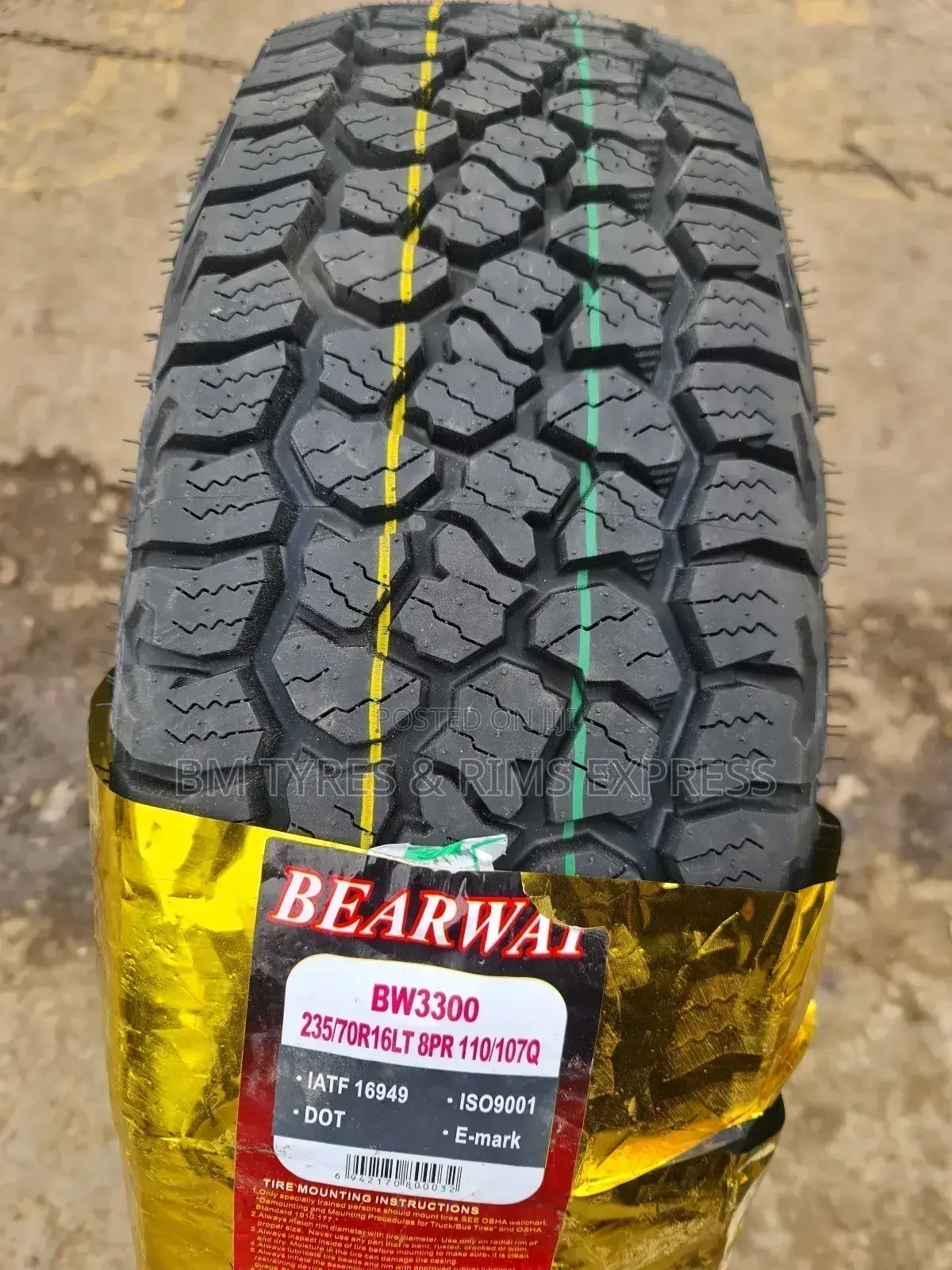 235 /70 R16 Bearway Tyres (Commercial)