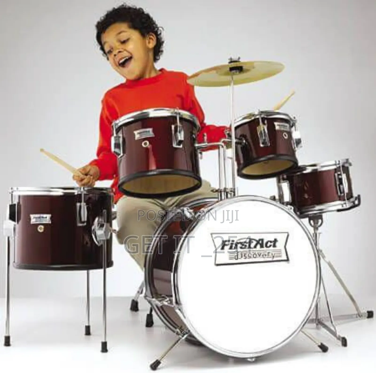 Kids Drumset.Designed For Little Hands And Big