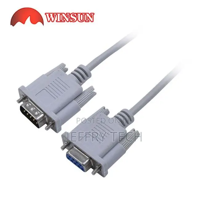 Rs232 9-Pin Male to Female Db9 9-Pin Pc Converter Extension