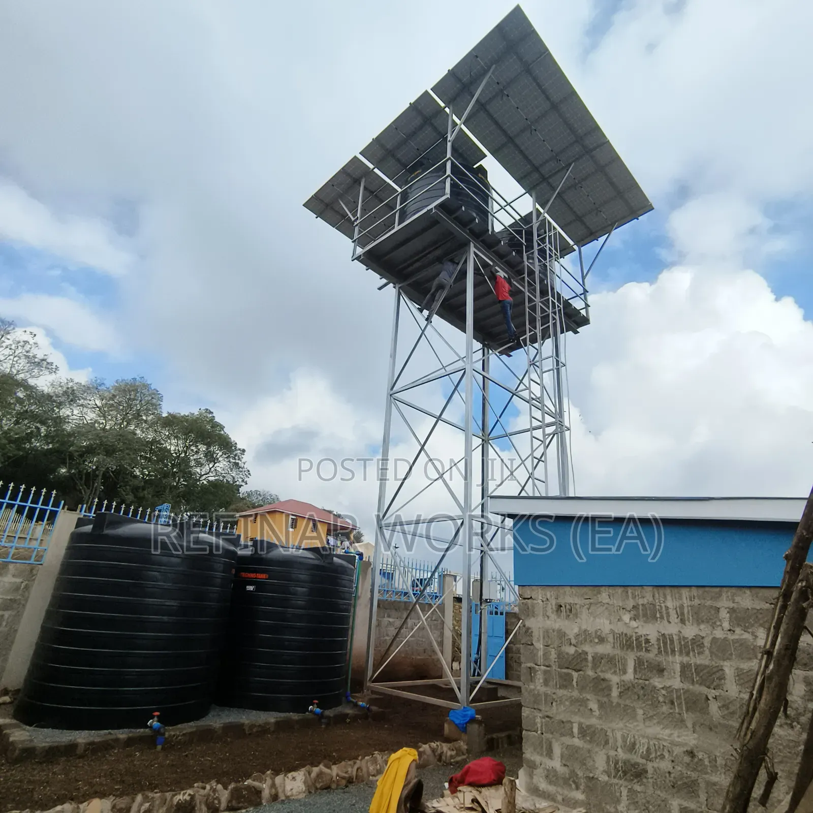 Elevated Steel Towers—Smart Design for Maximum Flow