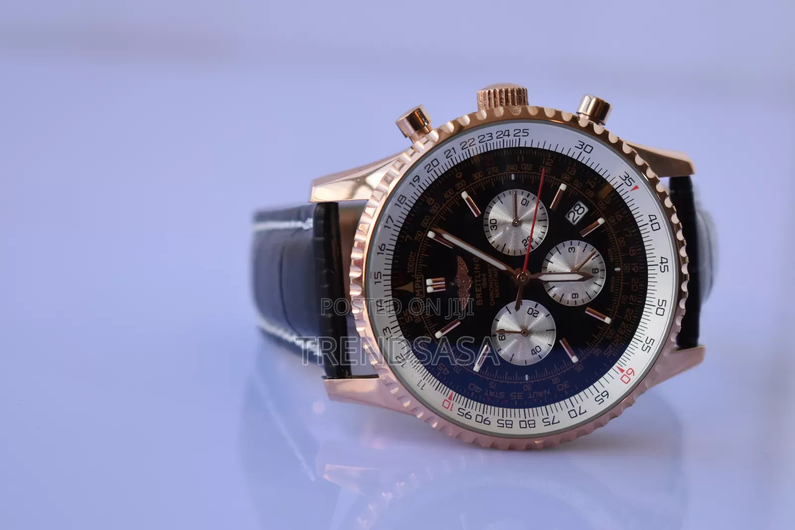 Breitling Navitimer Rose Gold Chronograph Watch