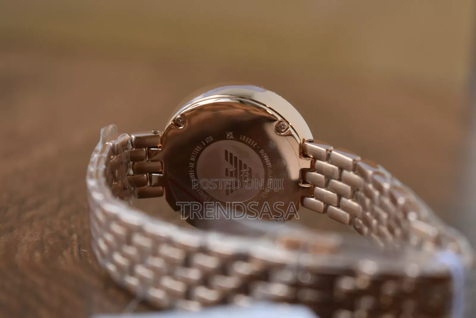 Emporio Armani Ladies Watch Iced Bezel