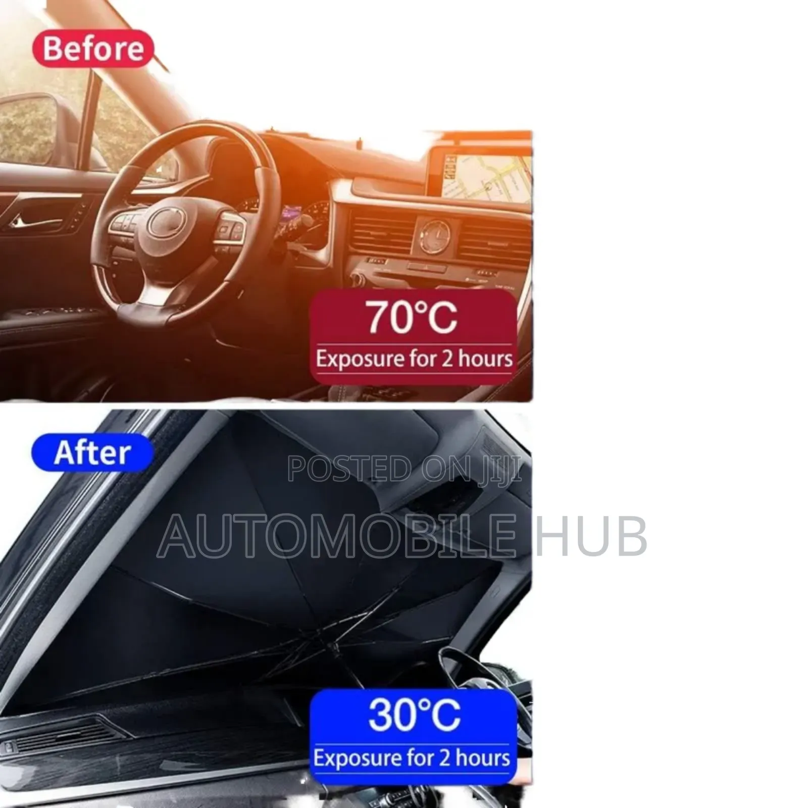 Dashboard Sunvisors - Car Umbrella Sunshade