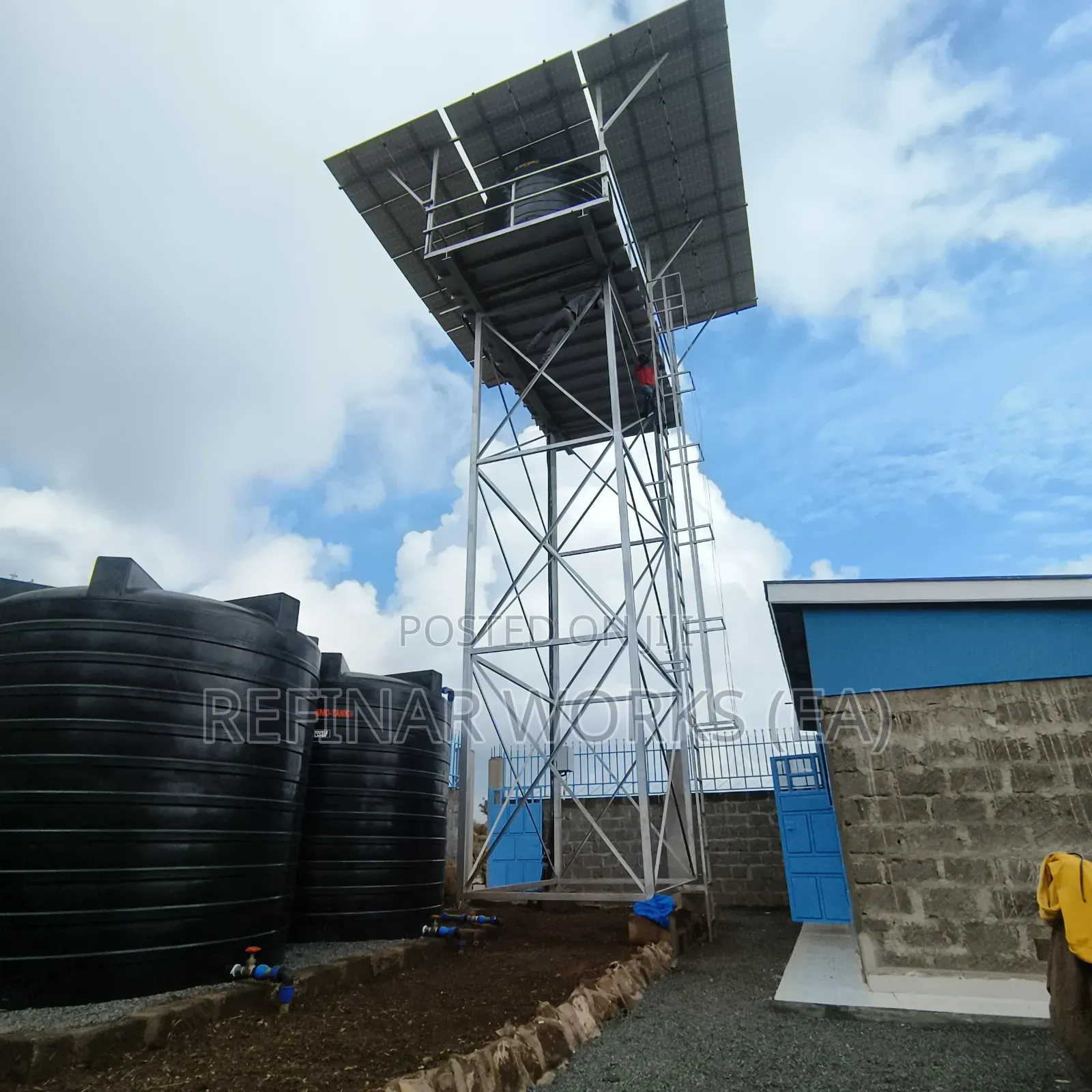 Durable Water Towers for Farming, Housing Industry