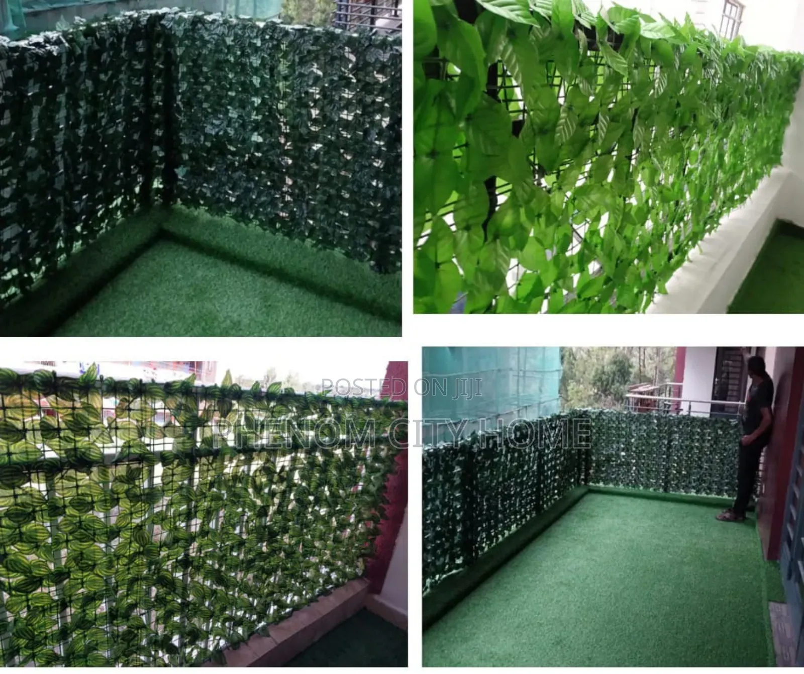 Green Balcony Privacy Fence Available