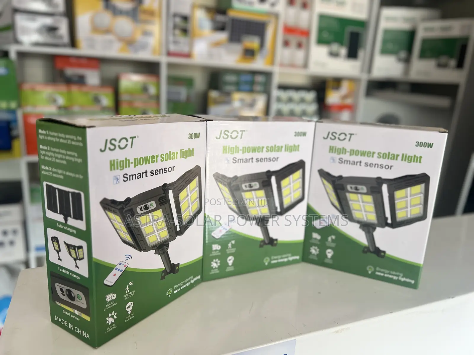 300w Foldable Solar Streetlight