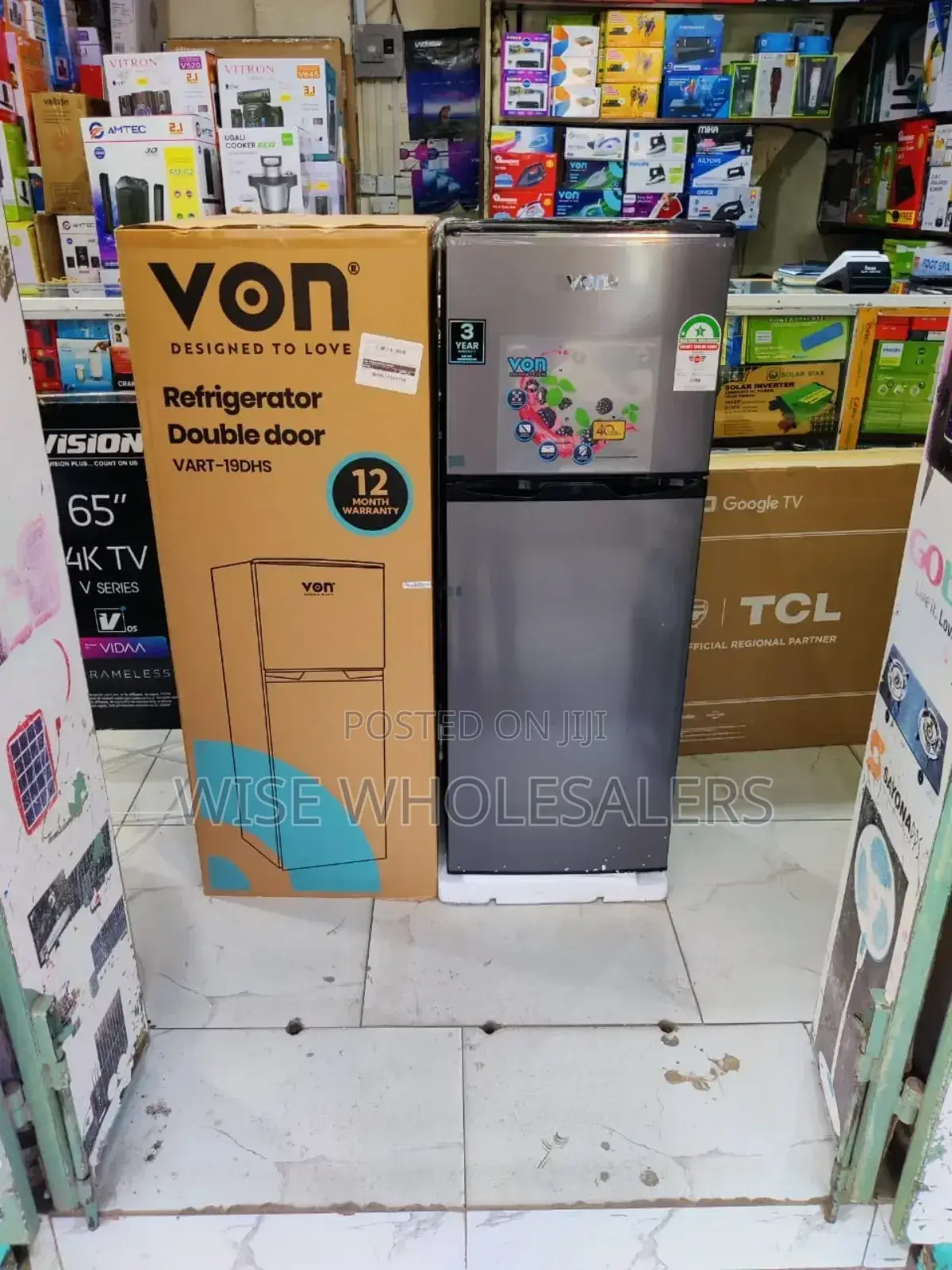 *Von Fridge 138l