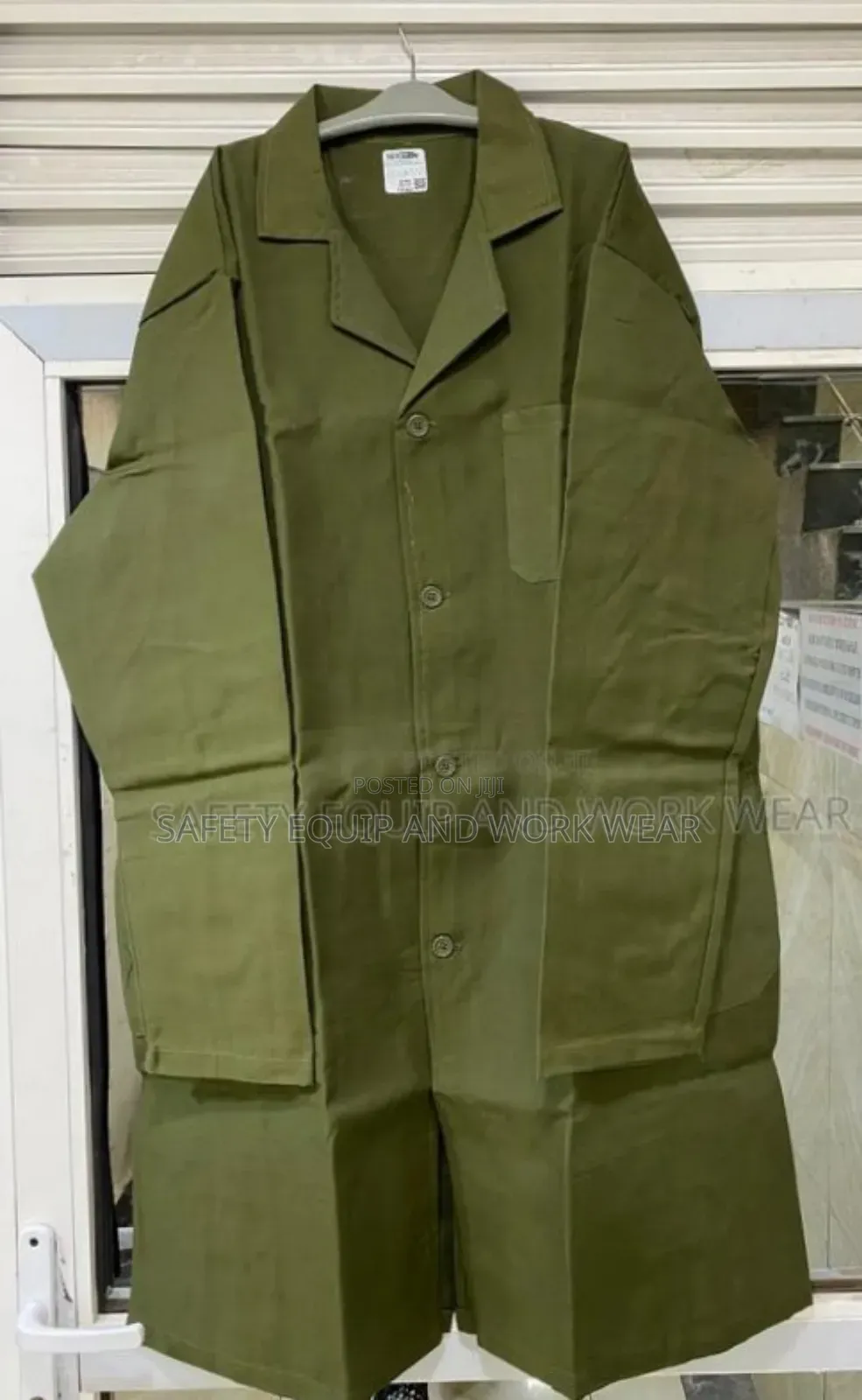 Fire Retardant Dust Coat For Risky Environments.