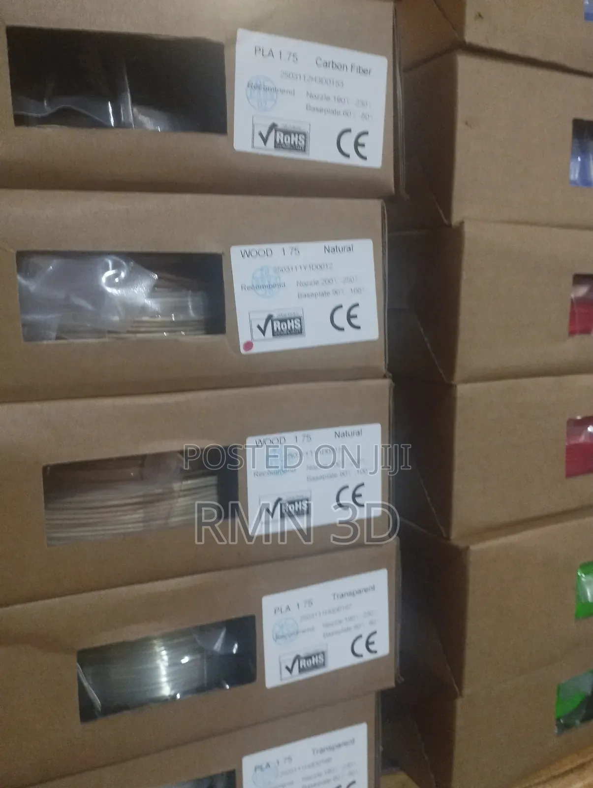 1kg 3d Printing Filaments. Prices Listed in Description.