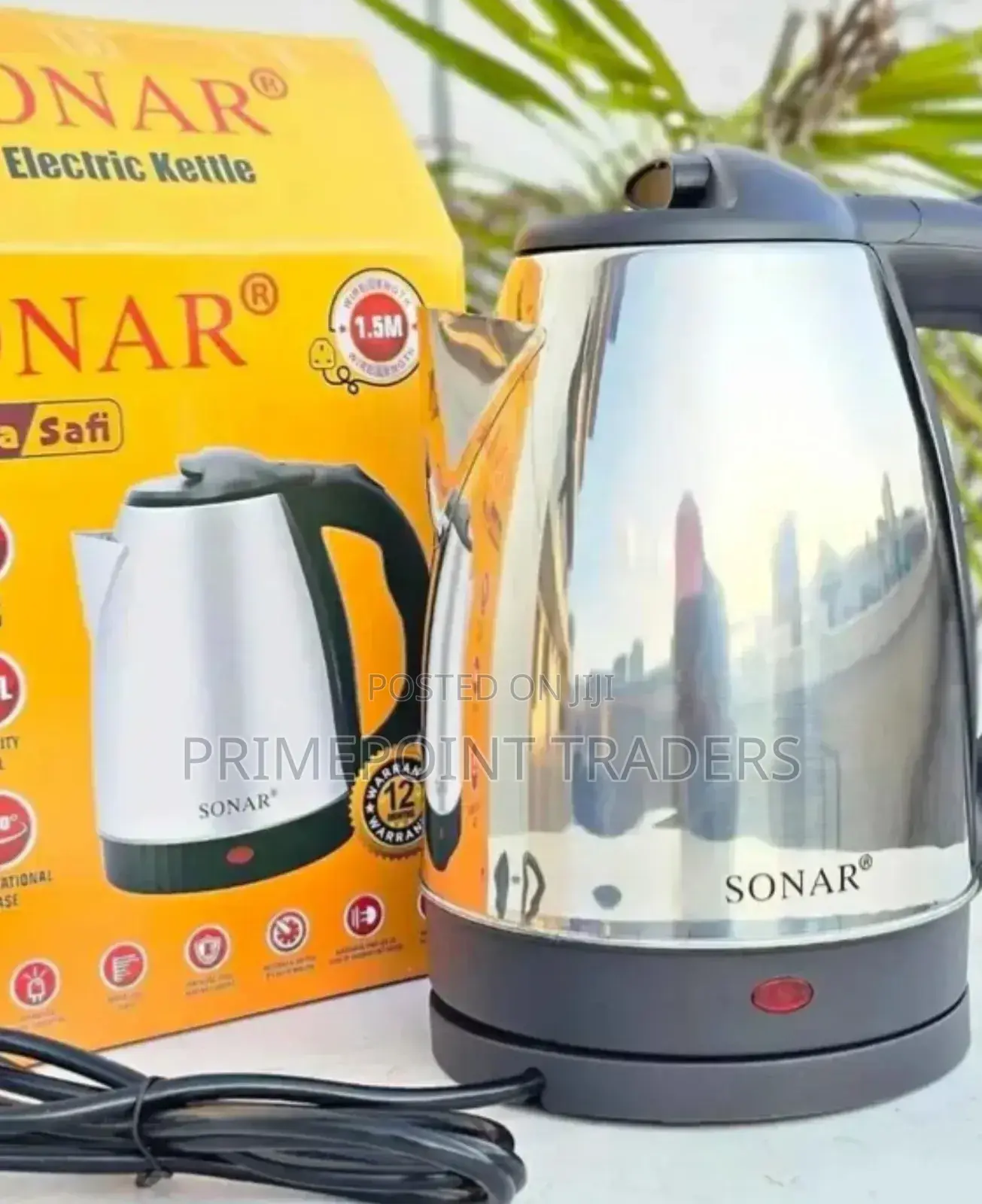Electric Kettle (Sonar) ; Brand New