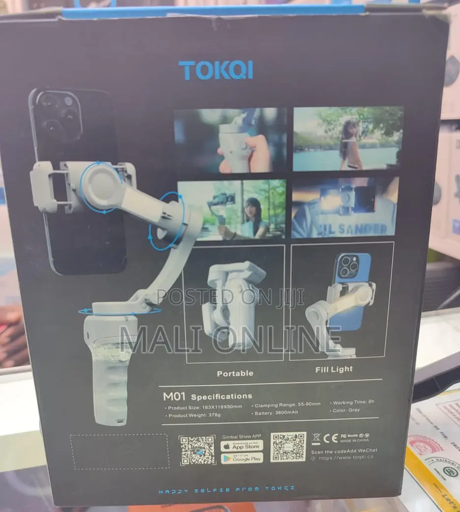 Tokqi M01 3-axis Gimbal Stabilizer