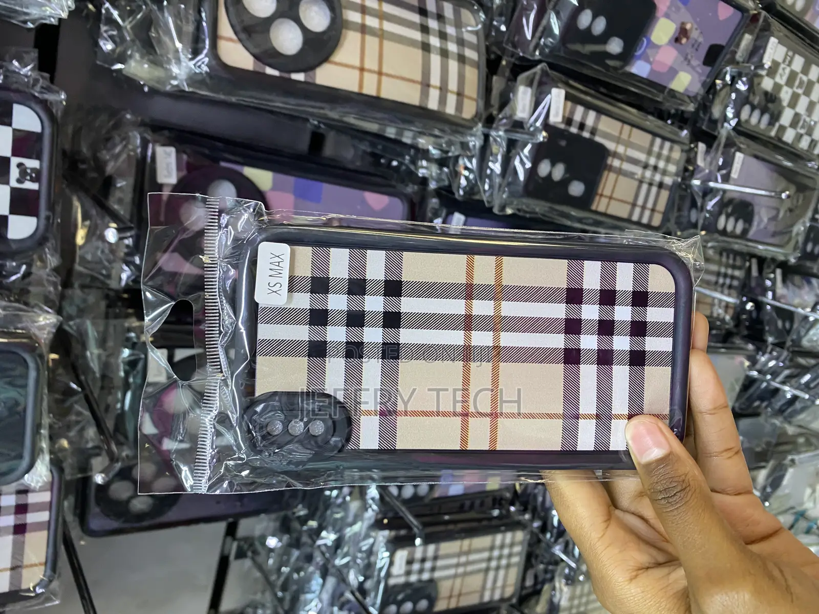 Plaid Checkered Tartan Phone Case for iPhone Xs Max