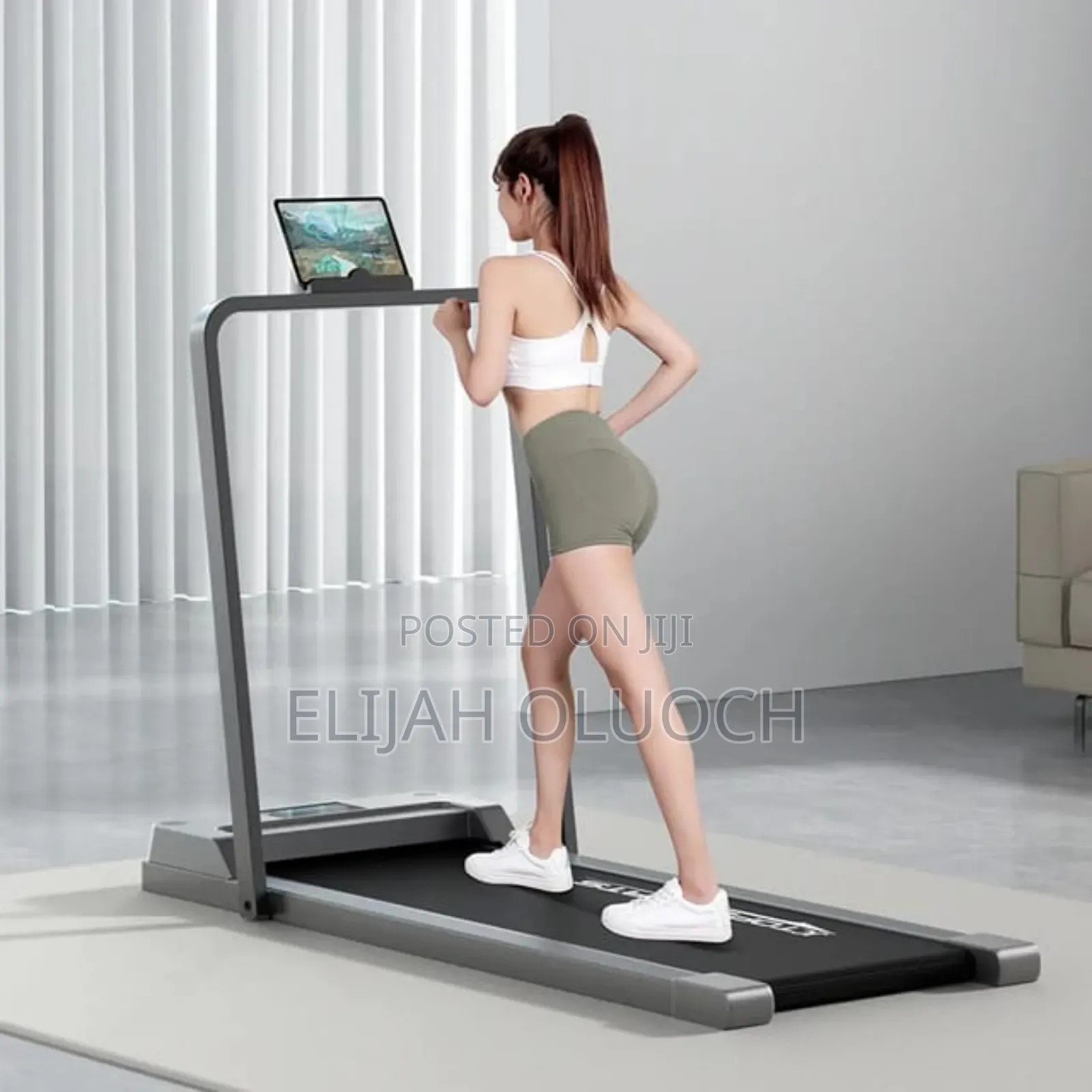 6 Speed Walking Pad With Foldable Handle Bars