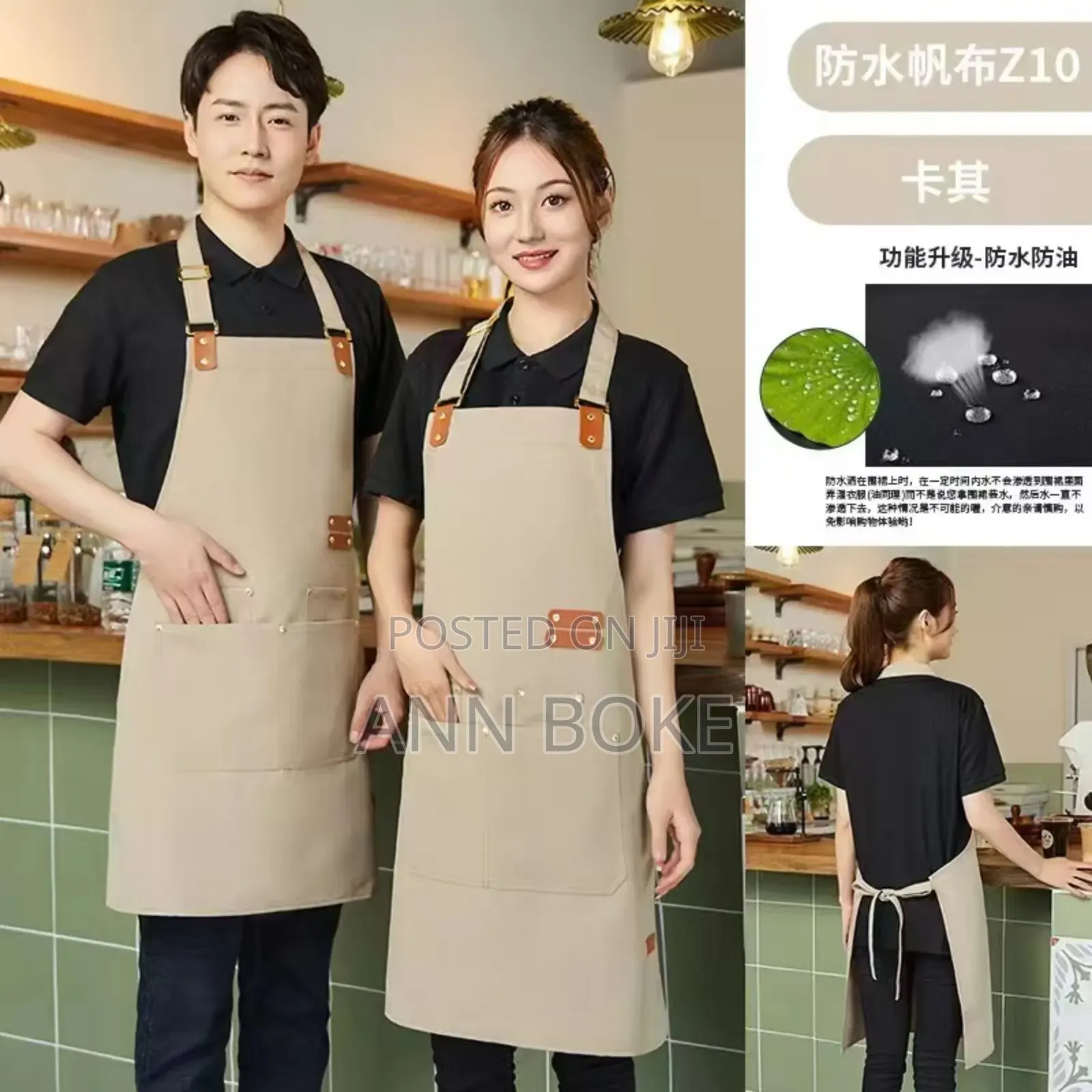 Available Premium Upscale Apron With Pockets And