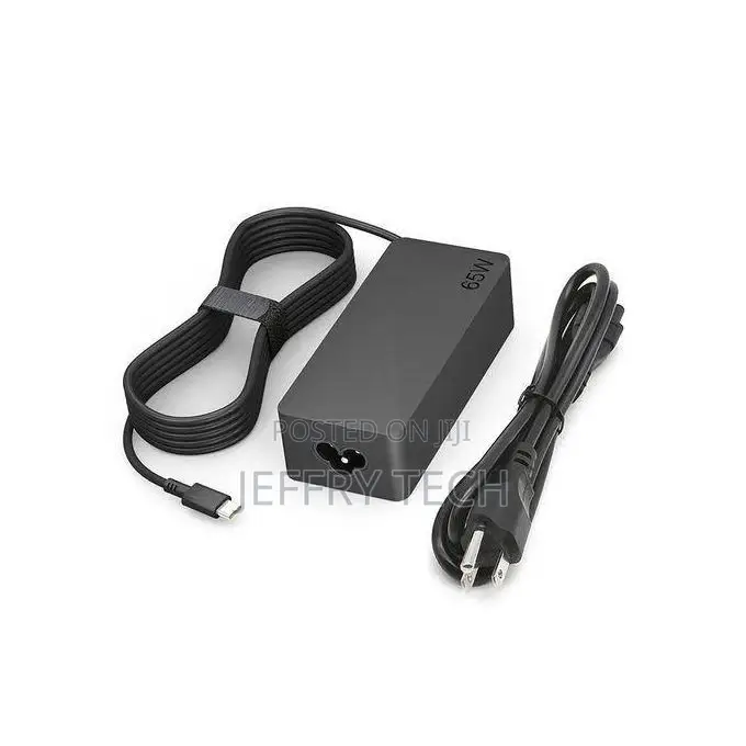 Lenovo Replacement 65w Usb Type C Adapter Fast Charge