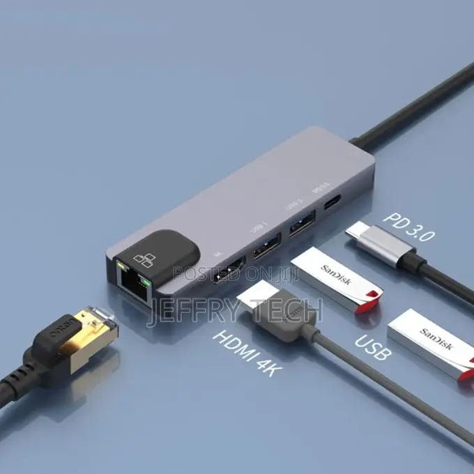 Gift Usb Hub Type-C Portable Multifunctional Hub Docking