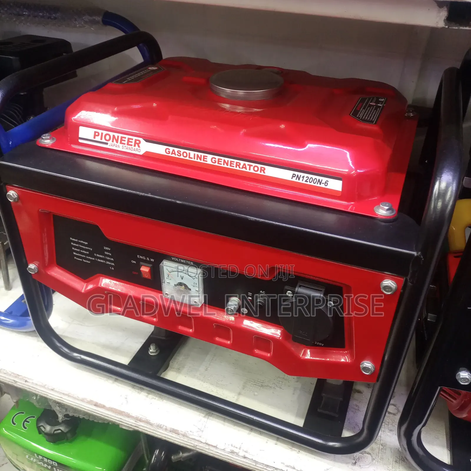 Pioneer Japan Pn1200n-6 Gasoline Power Generator 1.2kva