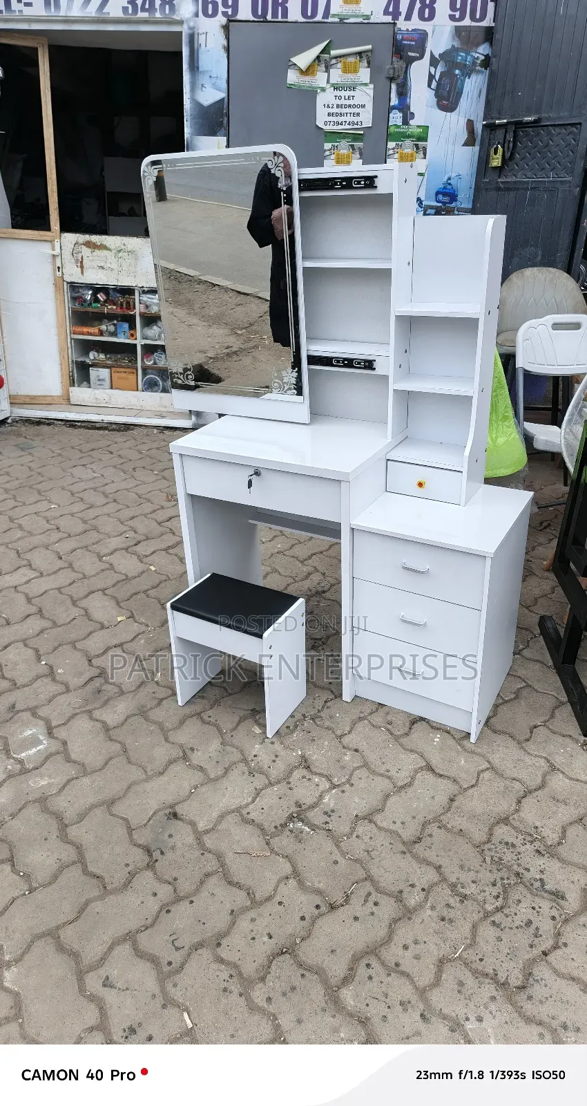Imported Dressing Tables Plus Eames Chairs