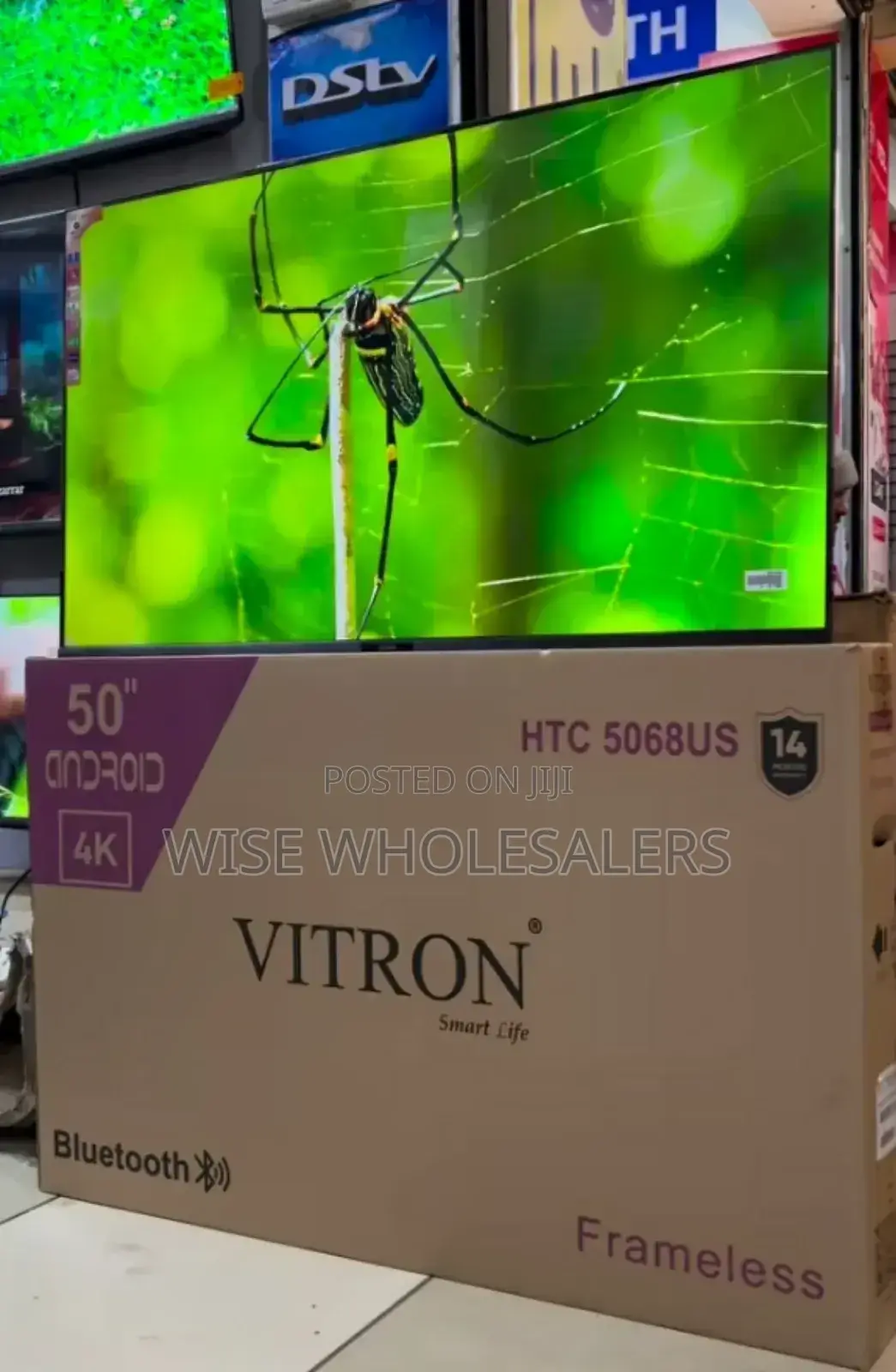 Vitron 50 Inch Frameless 4k Uhd Smart Tv