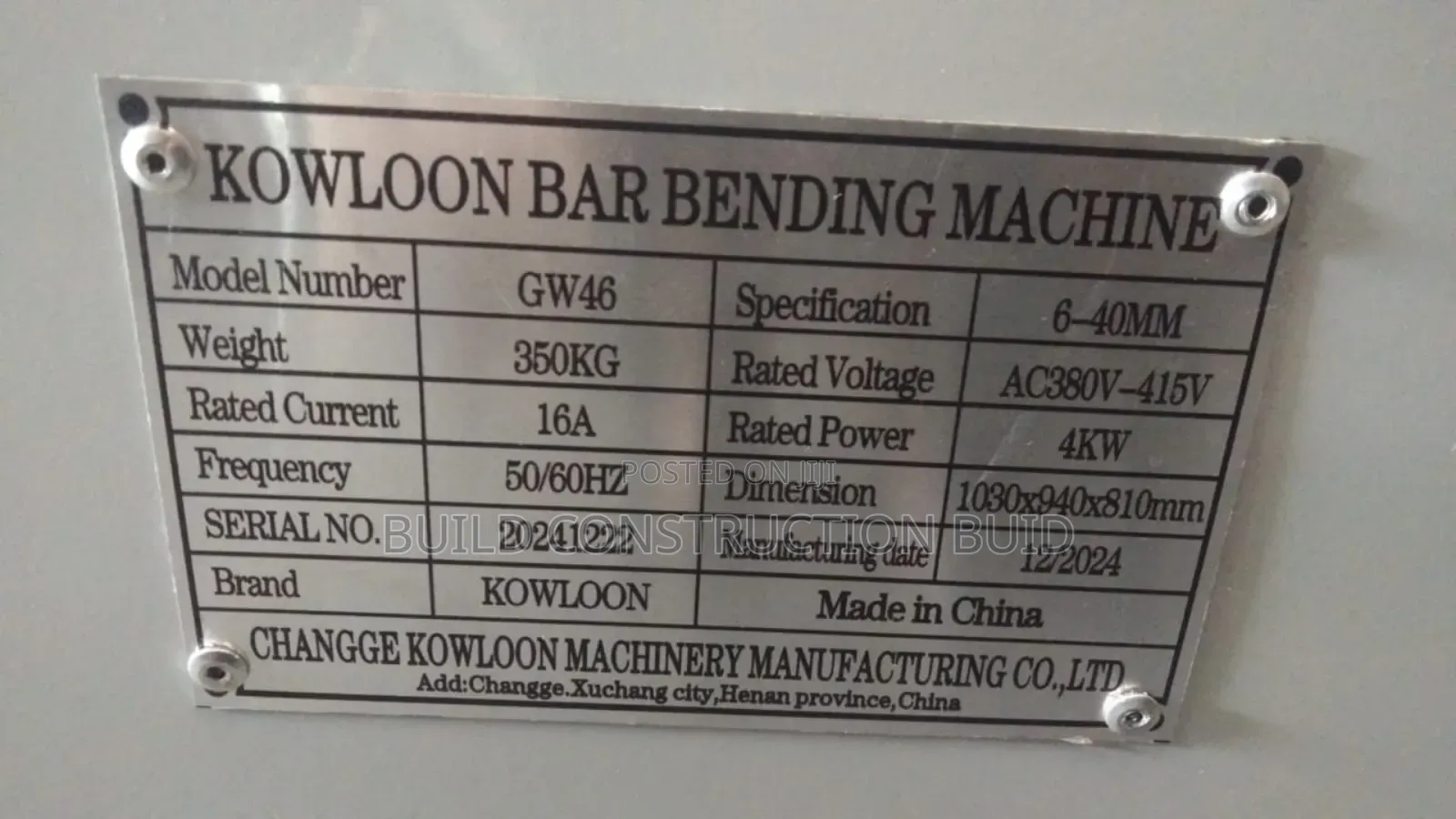 Steel Bar Bender Machine Suppliers in Kenya.