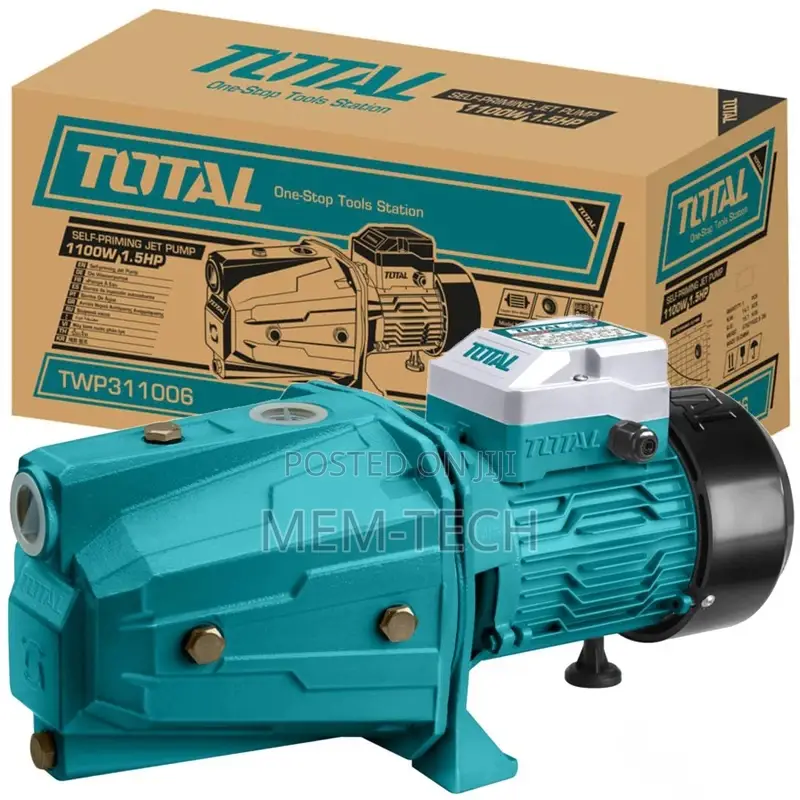Total Water Pump 1100w(1.5hp)Max.Head:60m