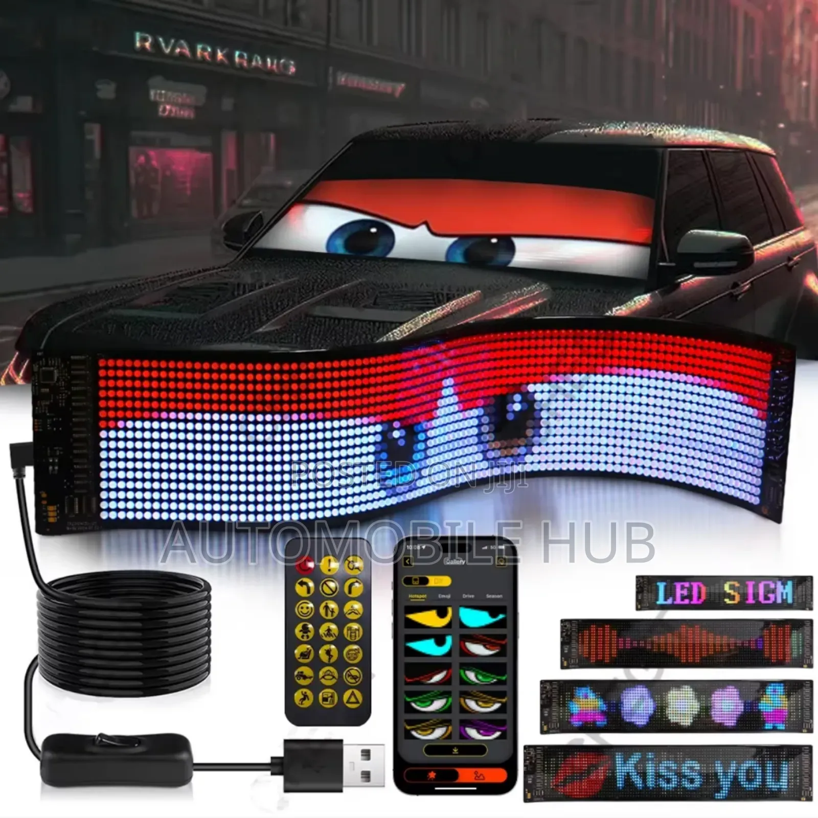 Bluetooth Controlled Demon Eyes 120cm -