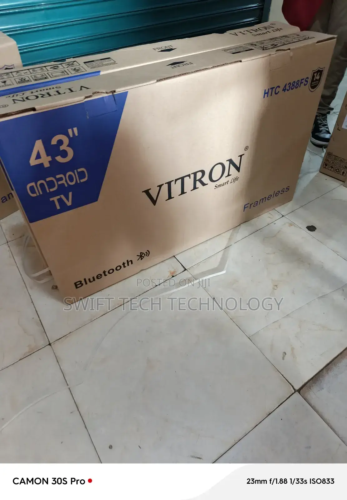 Vitron 43 Smart Android Frameless Television Android 43" "