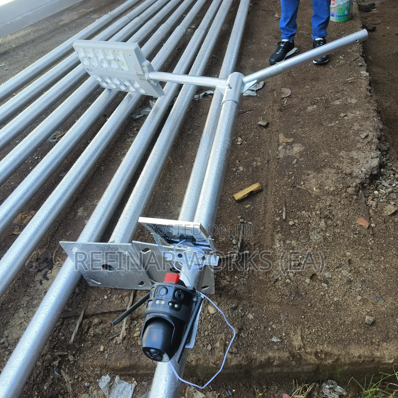 Streetlight and Security Camera Poles - Custom Made