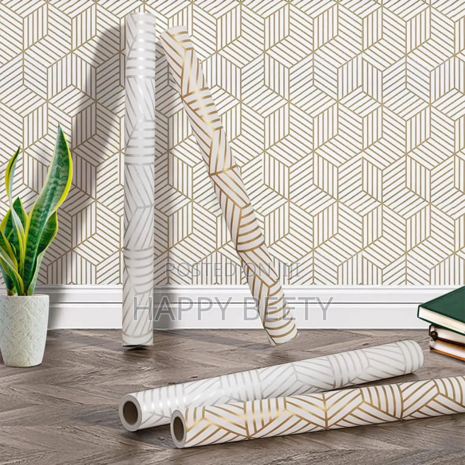 Patterned Glossy Wallpaper