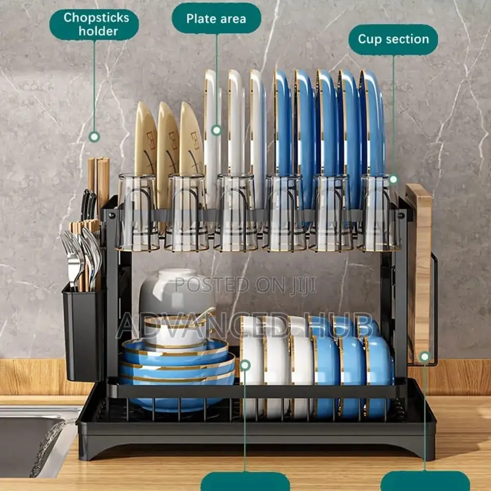 Classy High Quality 2 Tier Dish Rack