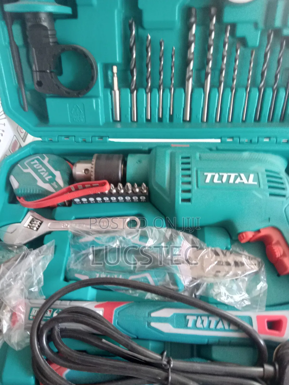 Total 115 Pcs Electric 650w Hammer Drill Professional Tool