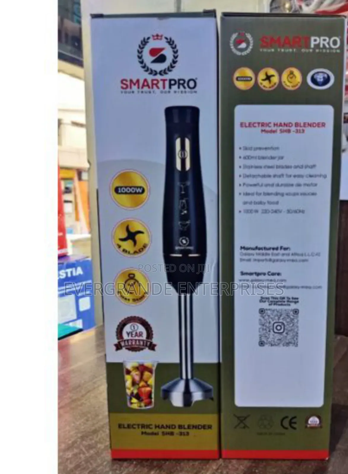 *Smart Pro Hand Blender 1000 Watts
